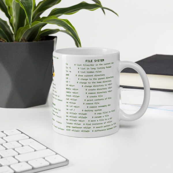 Taza blanca brillante - Imagen 3