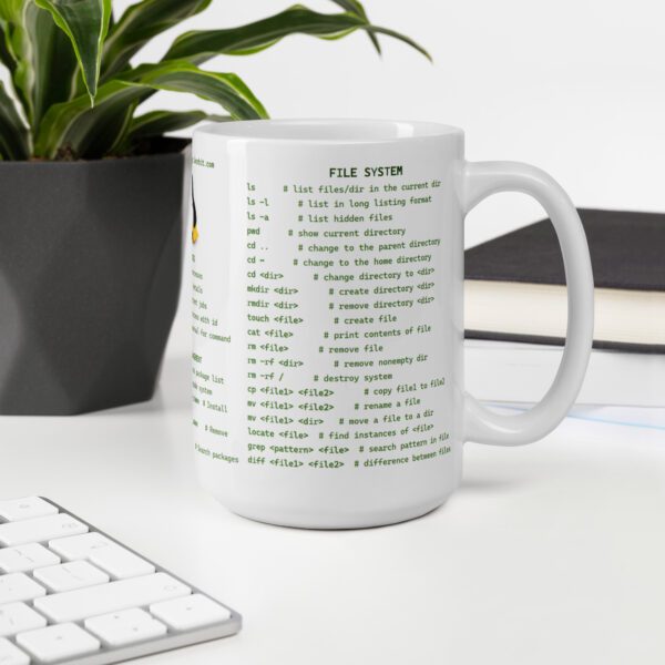 Taza blanca brillante - Imagen 8