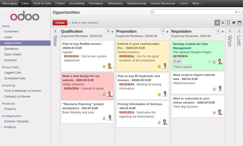 Odoo CRM