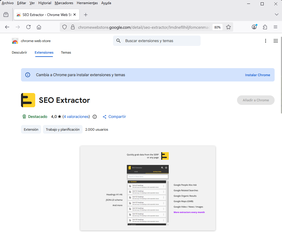 SEO Extractor - ikerbit
